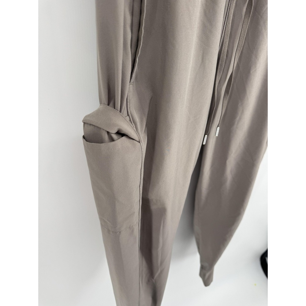 CALIA Jogger Pants Womens Small Gray Relaxed Fit Drawstring Ankle Cuff Pockets - Picture 4 of 7